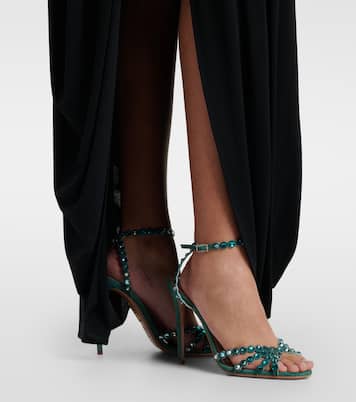 Tequila 105 embellished suede sandals | Aquazzura