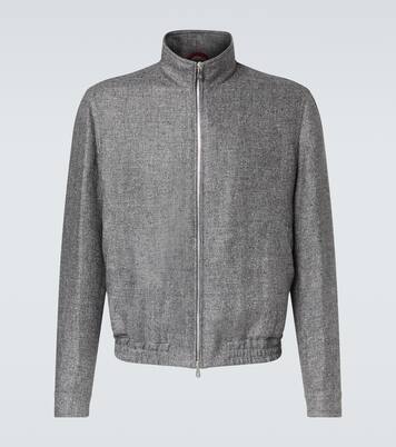 Jacke aus Seide, Leinen und Wolle | Brunello Cucinelli