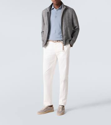 Jacke aus Seide, Leinen und Wolle | Brunello Cucinelli