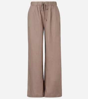 Zakynthos linen wide-leg pants | Heidi Klein