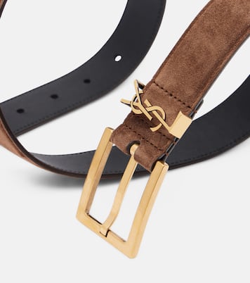 Ceinture Cassandre en daim | Saint Laurent