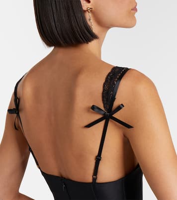 Lace-trimmed minidress | Shushu/Tong