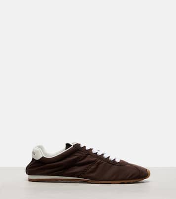 Sneakers Plume mit Veloursleder | Miu Miu