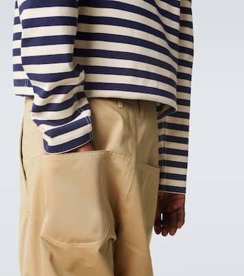 Pantalon droit en coton mélangé | Junya Watanabe