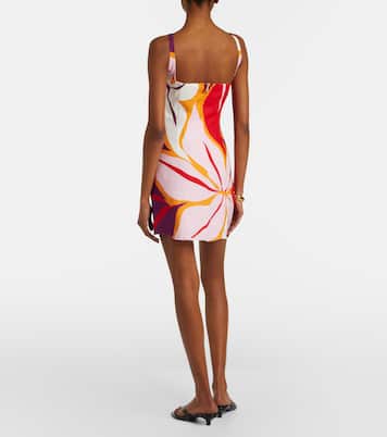 Siela floral linen minidress | Cala de la Cruz