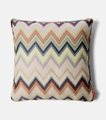 Agadir Zigzag cotton-blend cushion | Missoni