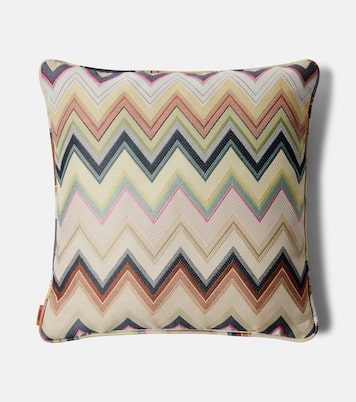 Agadir Zigzag cotton-blend cushion | Missoni