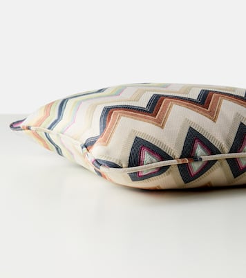 Agadir Zigzag cotton-blend cushion | Missoni