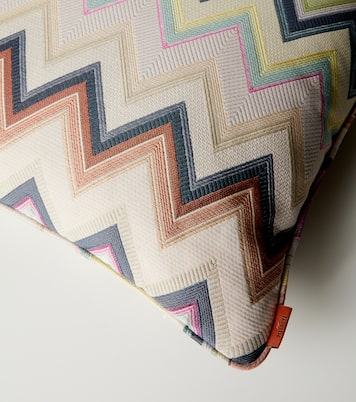 Agadir Zigzag cotton-blend cushion | Missoni