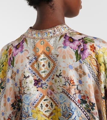 Blusa in seta con stampa | Camilla