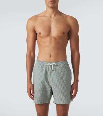 Striped swim trunks | Sunspel