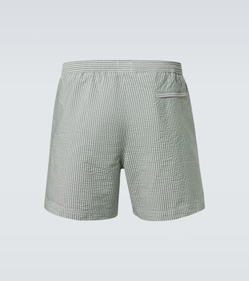 Striped swim trunks | Sunspel