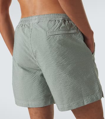 Striped swim trunks | Sunspel