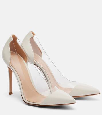 Plexi patent leather and PVC pumps | Gianvito Rossi