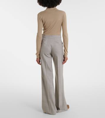 Weite Hose aus Schurwolle | Max Mara