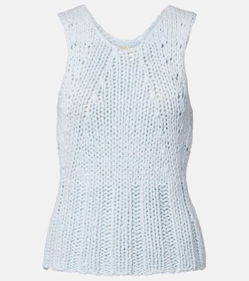 Cassie knitted cotton top | Khaite