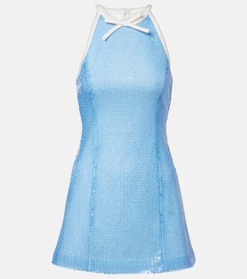 Sequined halterneck minidress | Shushu/Tong