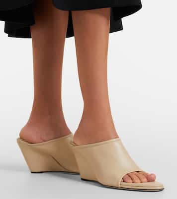 Mules Strap Stretch de piel | Christen