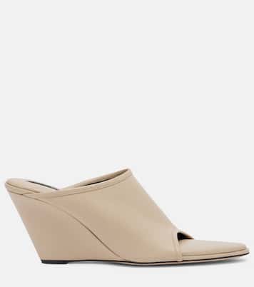 Mules Strap Stretch de piel | Christen