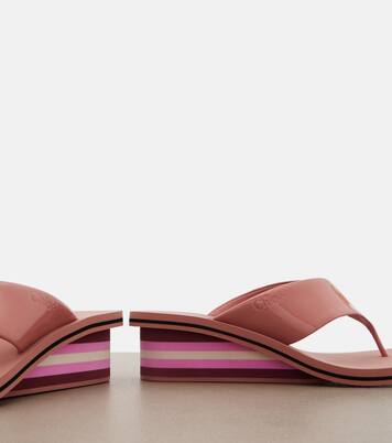 Sandali infradito Swimming Cool in pelle | Chloé
