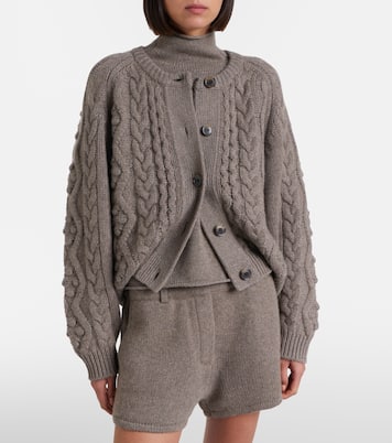 Winroe cable-knit cashmere cardigan | Lisa Yang