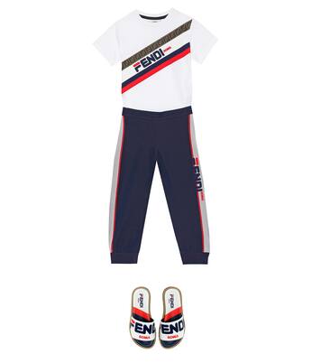 FENDI MANIA cotton T-shirt | Fendi Kids