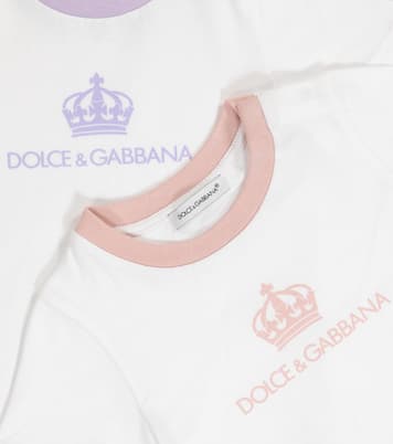 Bebé – set de 2 monos de algodón | Dolce&Gabbana Kids