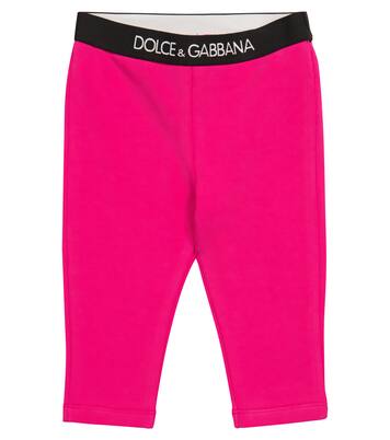 Baby stretch-cotton leggings | Dolce&Gabbana Kids
