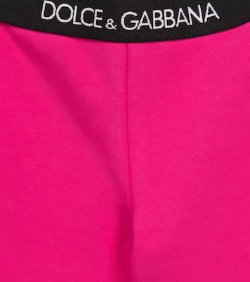 Baby stretch-cotton leggings | Dolce&Gabbana Kids