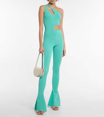 Cutout flared jumpsuit | Stella McCartney