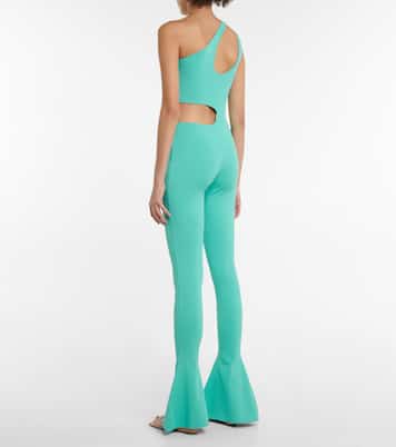 Cutout flared jumpsuit | Stella McCartney