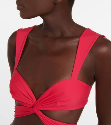Wrap-tie bikini top | Magda Butrym