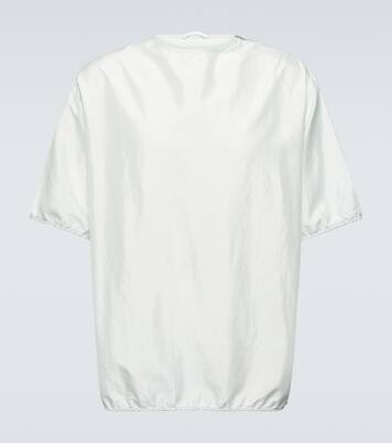 Blouson silk blend T-shirt | Jil Sander