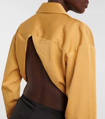 Cropped-Hemd Maverick | Christopher Esber