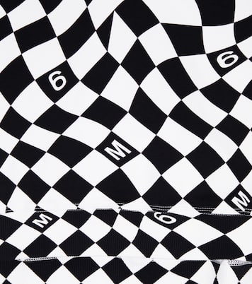 Printed cotton hoodie | MM6 Maison Margiela Kids