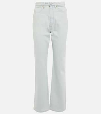 Fulham high-rise straight jeans | Joseph
