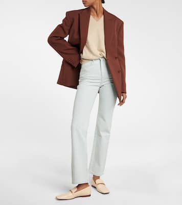 Fulham high-rise straight jeans | Joseph