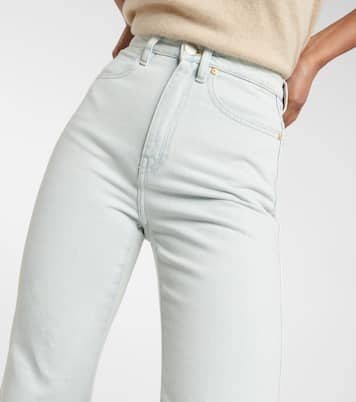 Fulham high-rise straight jeans | Joseph