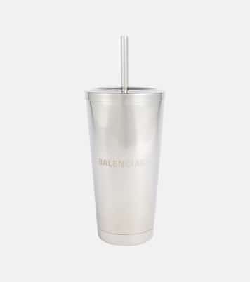 Logo stainless steel travel cup | Balenciaga