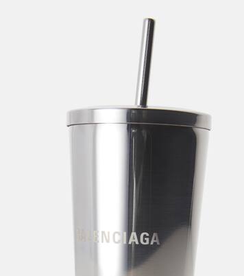 Logo stainless steel travel cup | Balenciaga