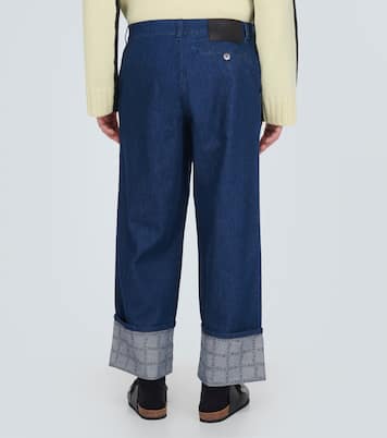 Turn Up wide-leg jeans  | JW Anderson