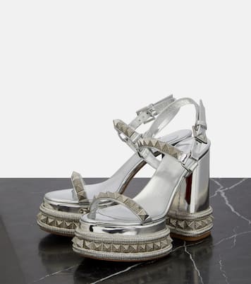 Superaclou leather platform sandals | Christian Louboutin