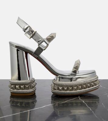 Superaclou leather platform sandals | Christian Louboutin