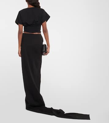 DRKSHDW falda larga de algodón | Rick Owens