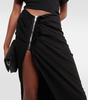 DRKSHDW falda larga de algodón | Rick Owens