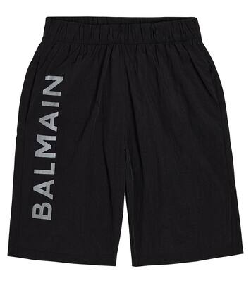 Logo swim trunks | Balmain Kids
