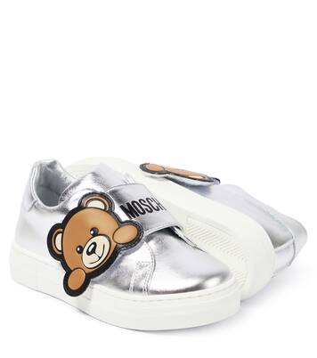 Teddy Bear leather sneakers | Moschino Kids