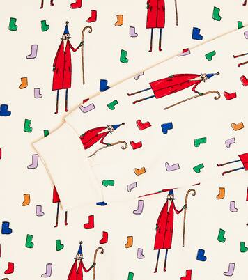 Printed cotton jersey sweatshirt | Jellymallow