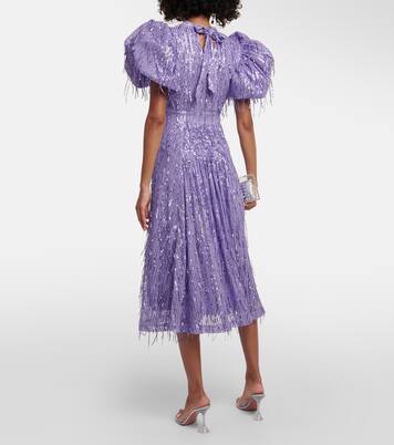 Robe midi Noon à sequins | Rotate