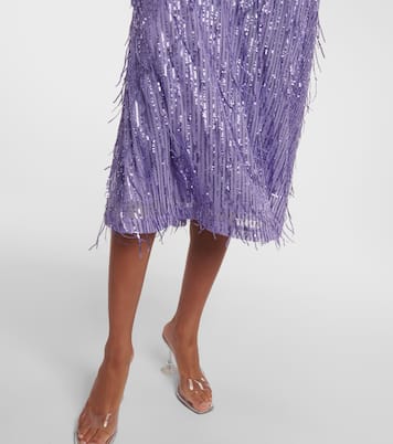 Robe midi Noon à sequins | Rotate